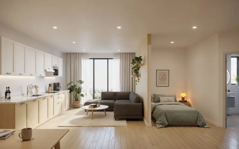 a small modern Bloxburg house interior.